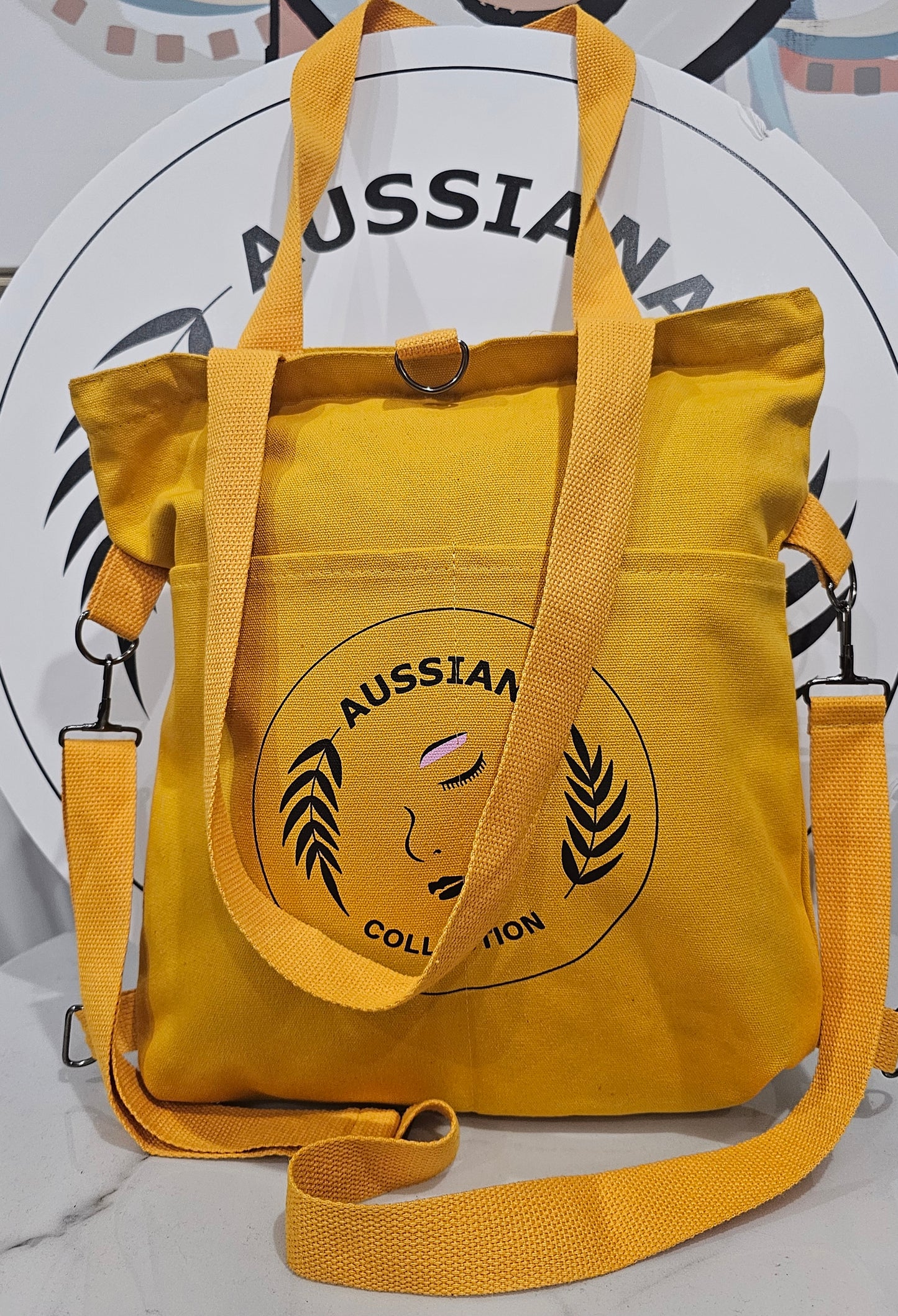 Aussiana Tote Bag with Sling/body bag