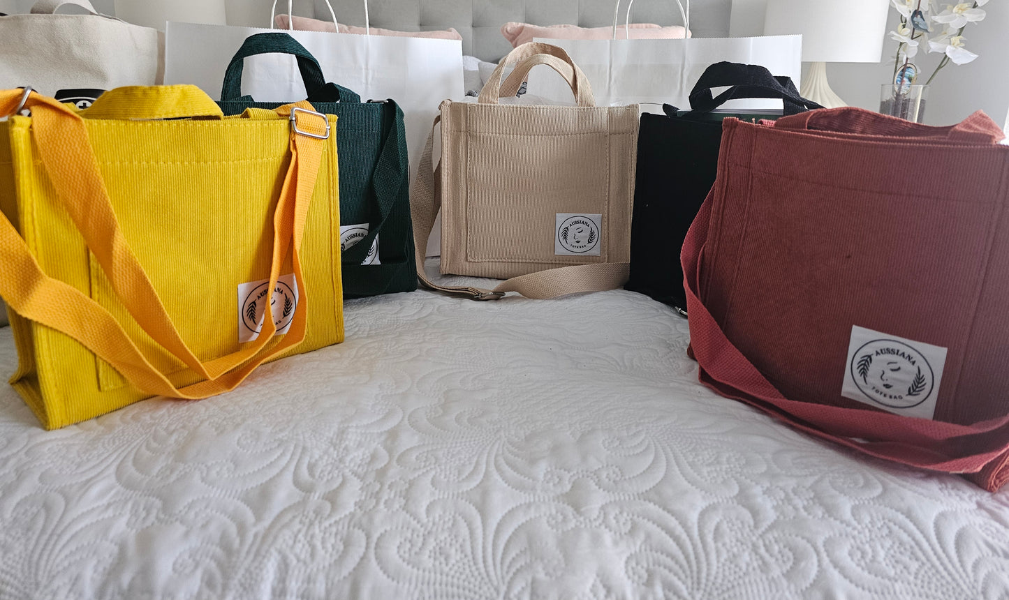 50%off Corduroy Tote bag