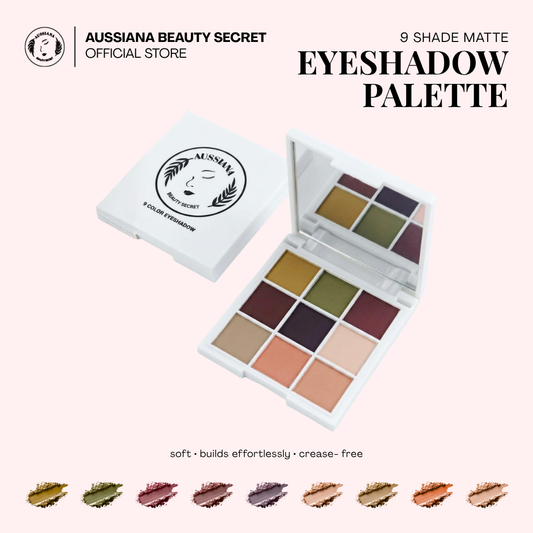 Aussiana Beauty-9 Shade Matte Eyeshadow Palette