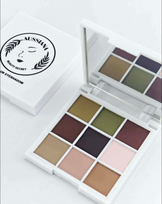 Aussiana Beauty-9Shade Matte Eyeshadow Palette