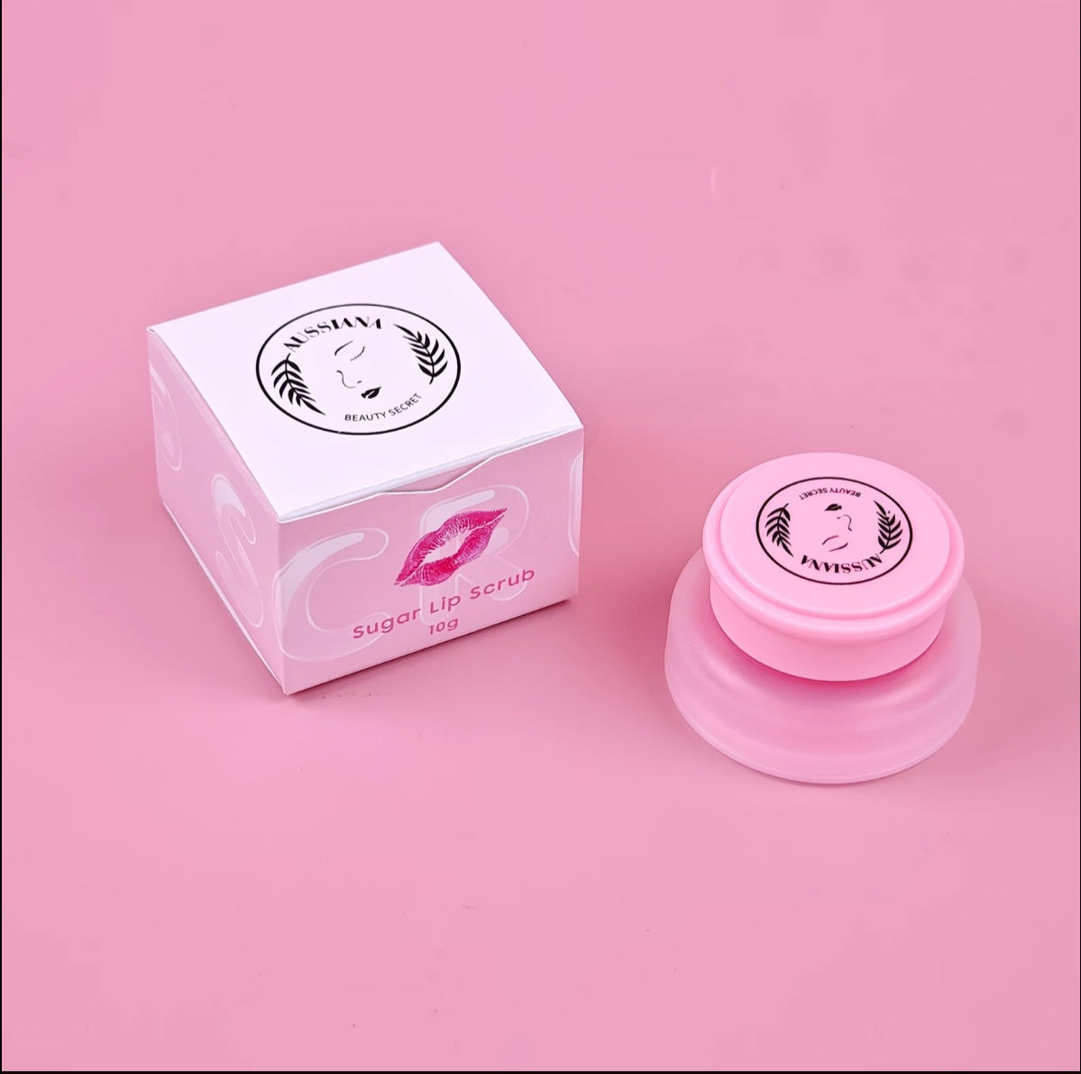 Strawberry lip scrub