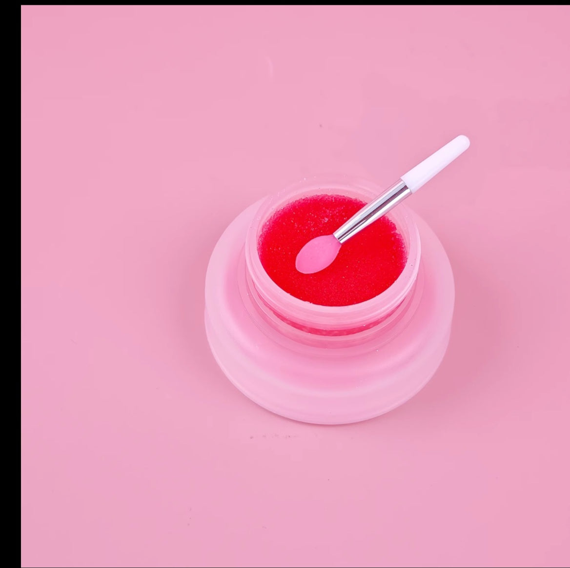 Strawberry lip scrub